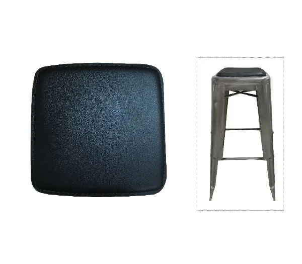 RELIX Magnetic Stool Seat, Pvc Black