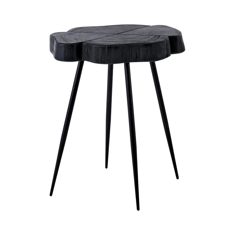 KOVIL-4 Coffee Table +/-45x35x53cm Acacia Black/Metal Black