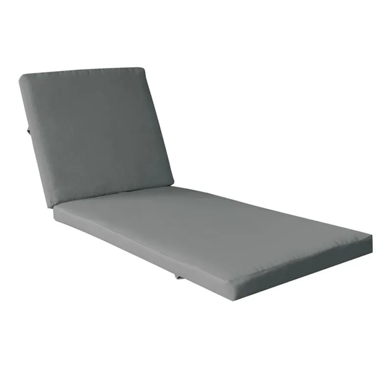 VERANO Cushion (A) Grey Fabric Water Repellent 208x69x8cm/Velcro
