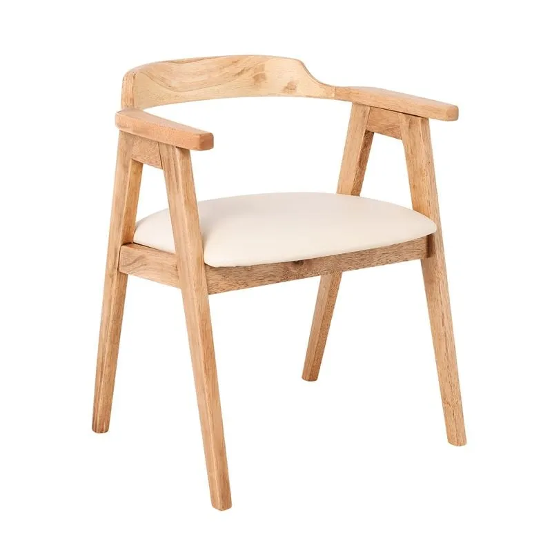 SELVA Armchair Natural, Pu Cream