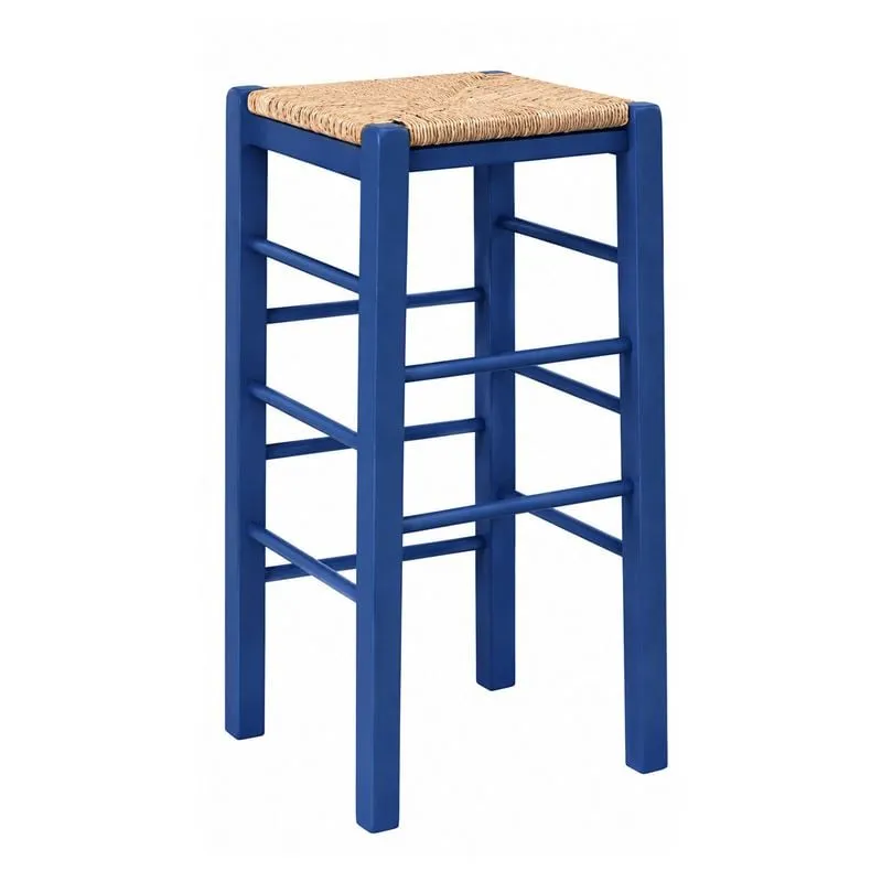 TAVERNA Bar Stool Impregnation Αniline Blue