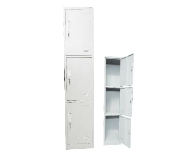 LOCKER 3 Θέσεων Μέταλλο Βαφή Άσπρο
