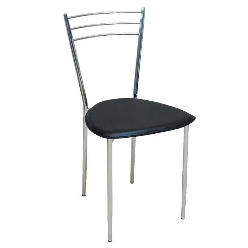 VALETTA Chair, Pvc Black