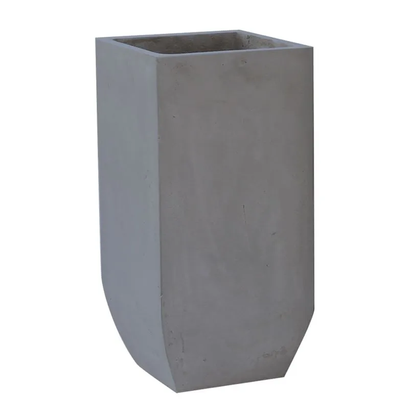 FLOWER POT-1 Fiber Cement Grey 35x35x80cm