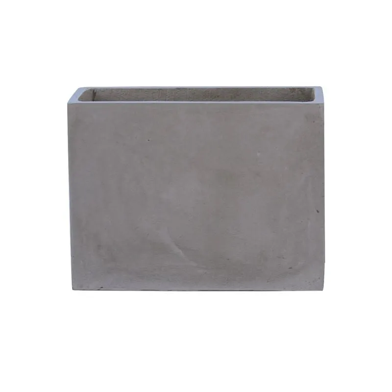 FLOWER POT-2 Fiber Cement Grey 60x30x45cm