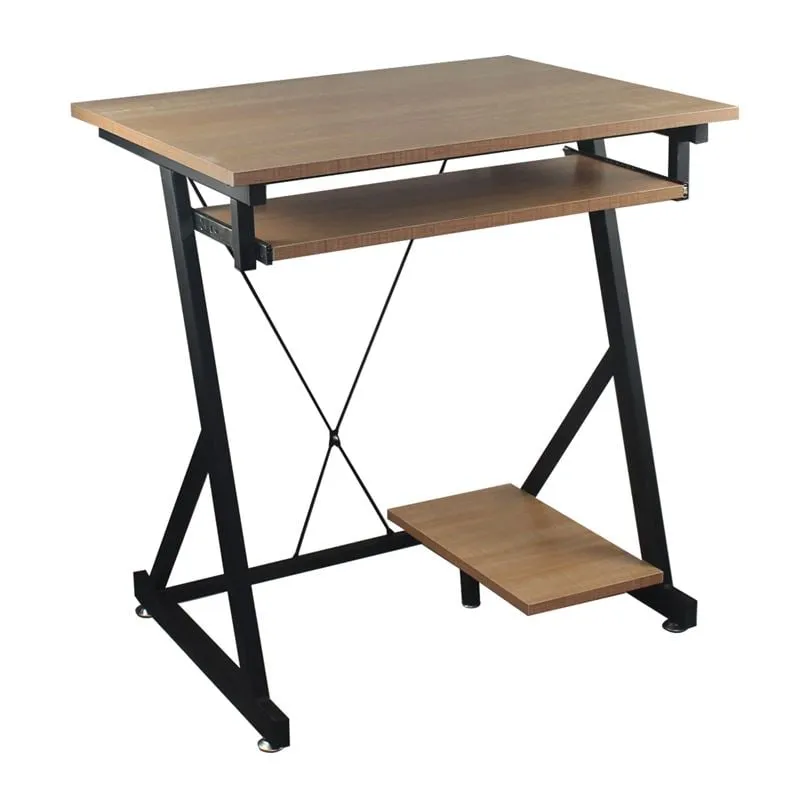 UNIT PC Metal Desk 70x55 Black/Sonoma