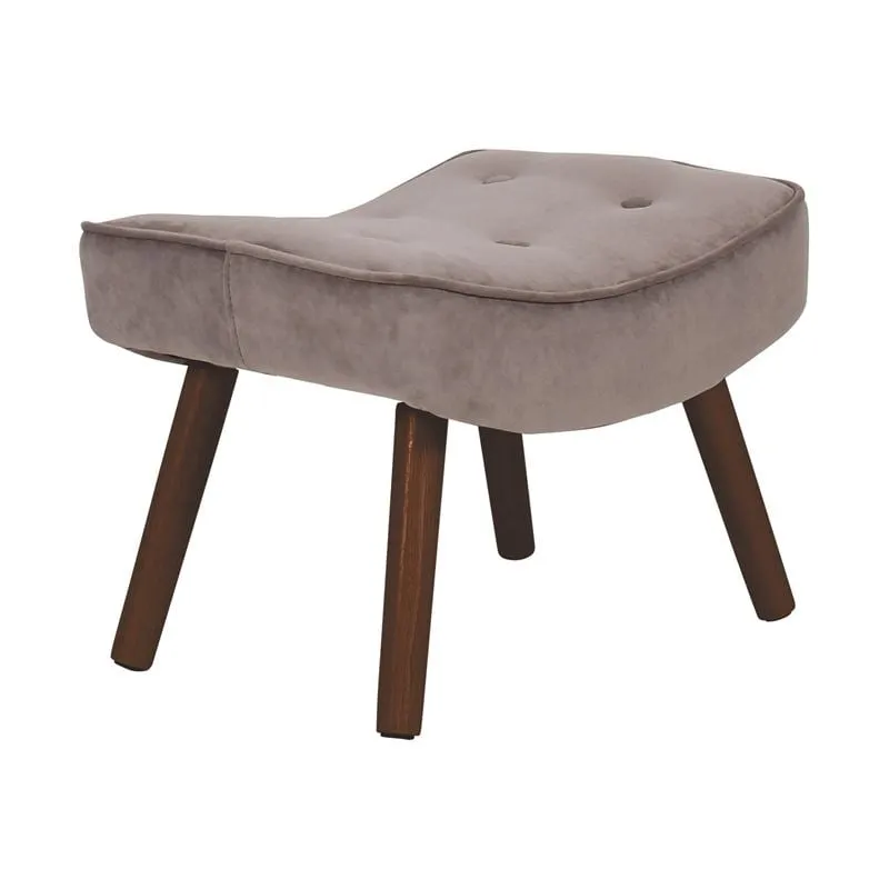 ALMA Stool Walnut / Velure Brown (K/D)