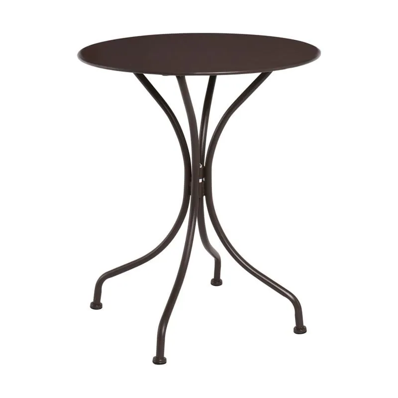PARK Table D.60cm Steel Sand Brown