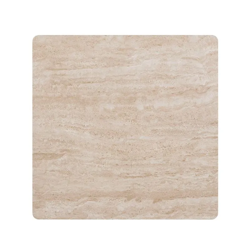 Sintered Stone Table Top 70x70cm/11mm Travertine Marble (under MDF 50x50cm)