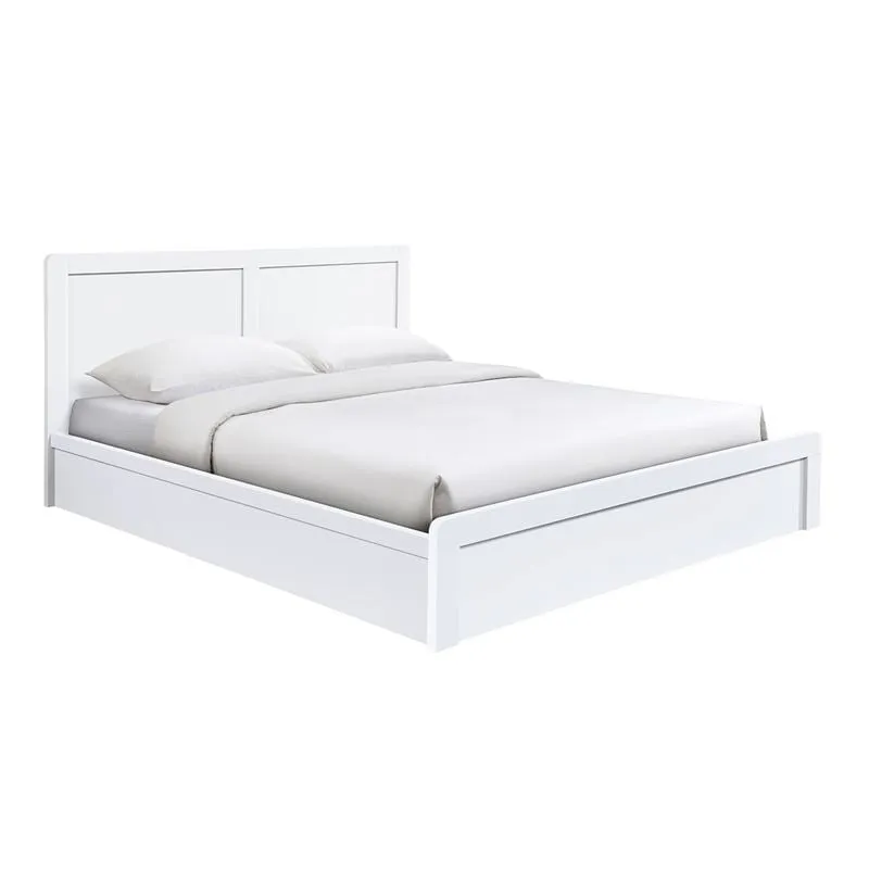 CALIBER Bed (for Mattress 150x200cm) White