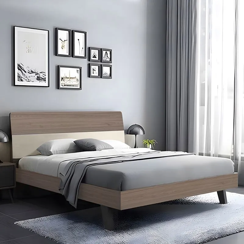 VANITY Bed (for Mattress 160x200cm) Sonoma Oak/Cream