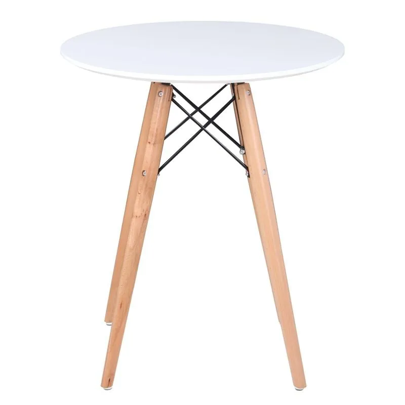 ART Wood Table D.60cm White