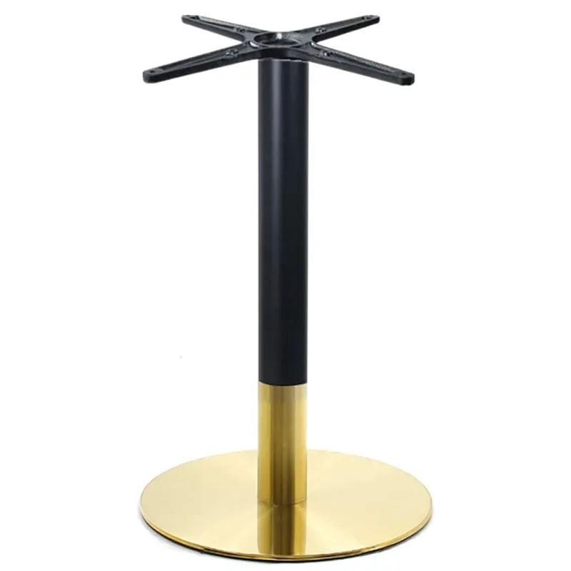 RIVA D.45/H72cm Base #201 Gold Inox/Black