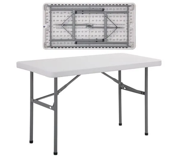 BLOW Catering Folding Table 122x60cm White