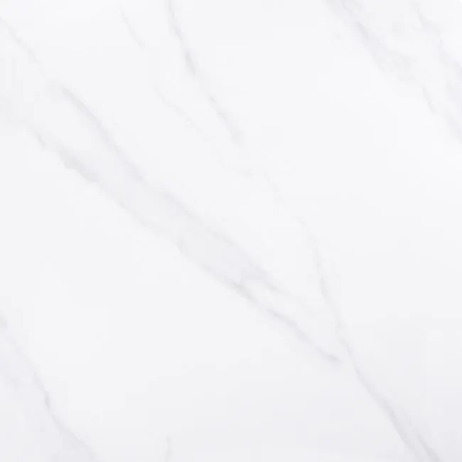 Sintered Stone Table Top 70x70cm/11mm White Marble (under MDF 50x50cm)