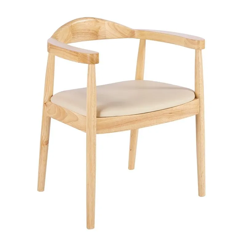 SARA Armchair Natural, Pu Ecru