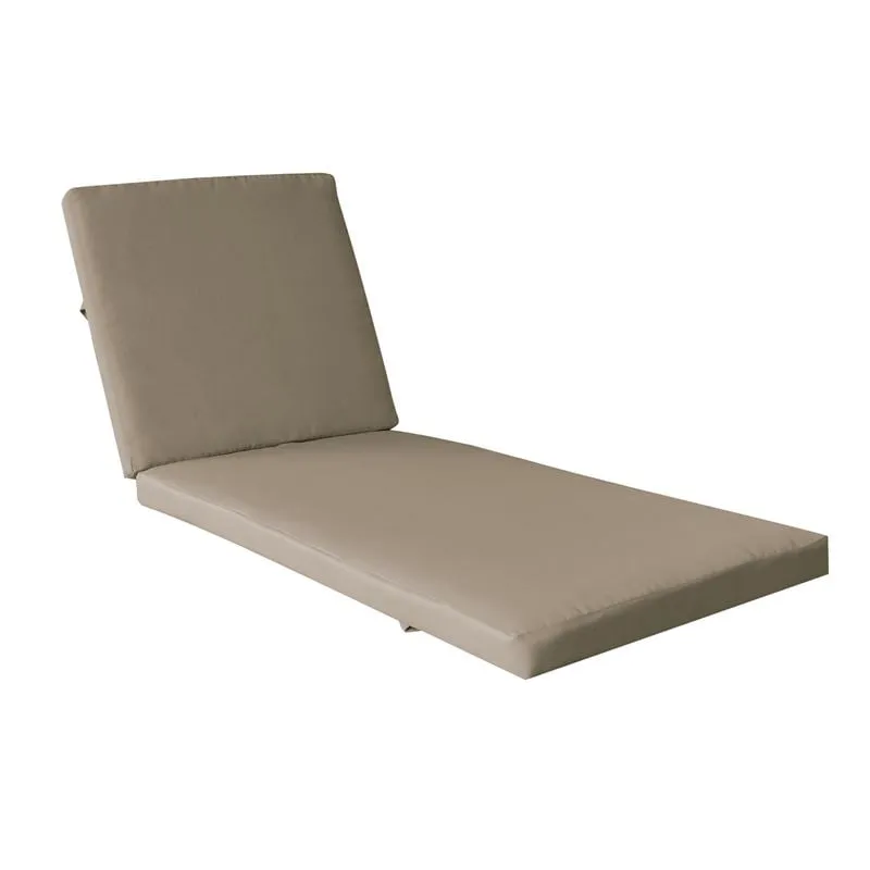 VERANO Cushion (A) Cappuccino Fabric Water Repellent 208x69x8cm/Velcro