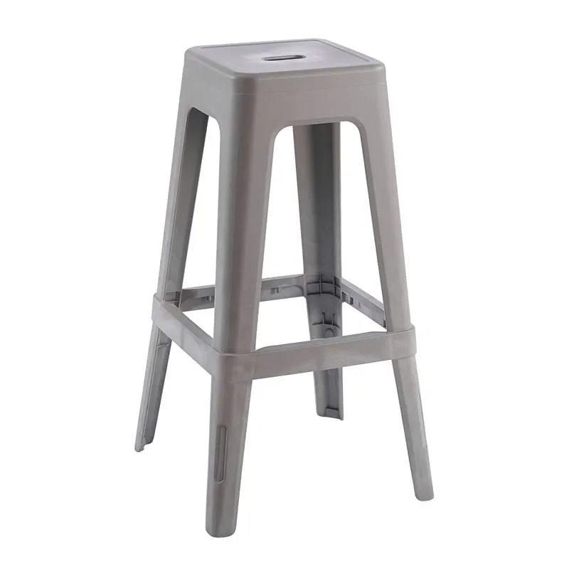 RELIX PP Σκαμπό BAR Στοιβαζόμενο, PP Απόχρωση Sand Beige