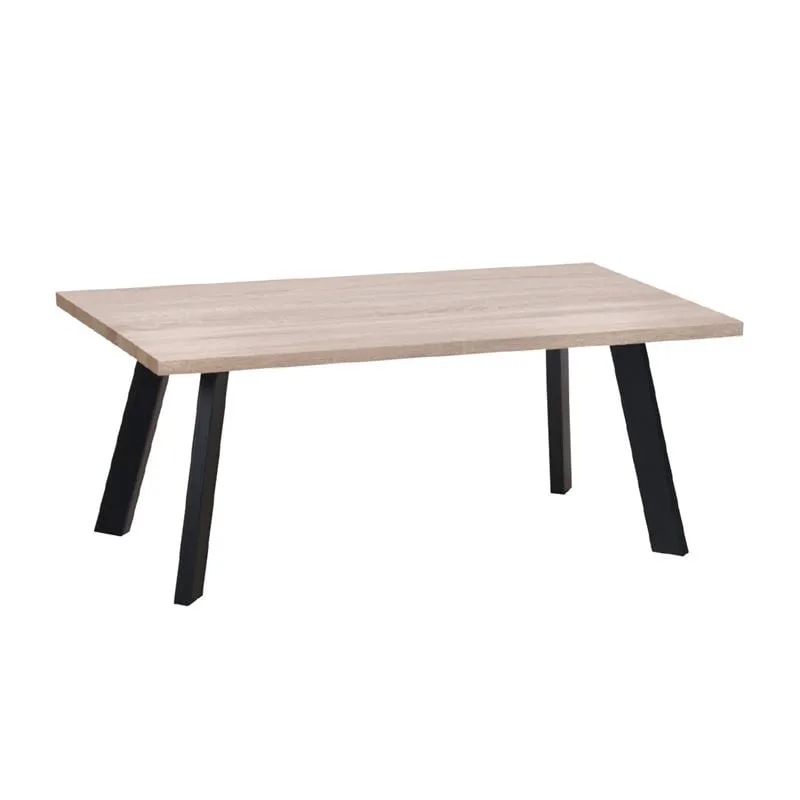 BAXTER Coffee Table 110x60cm Sonoma (Black Paint)