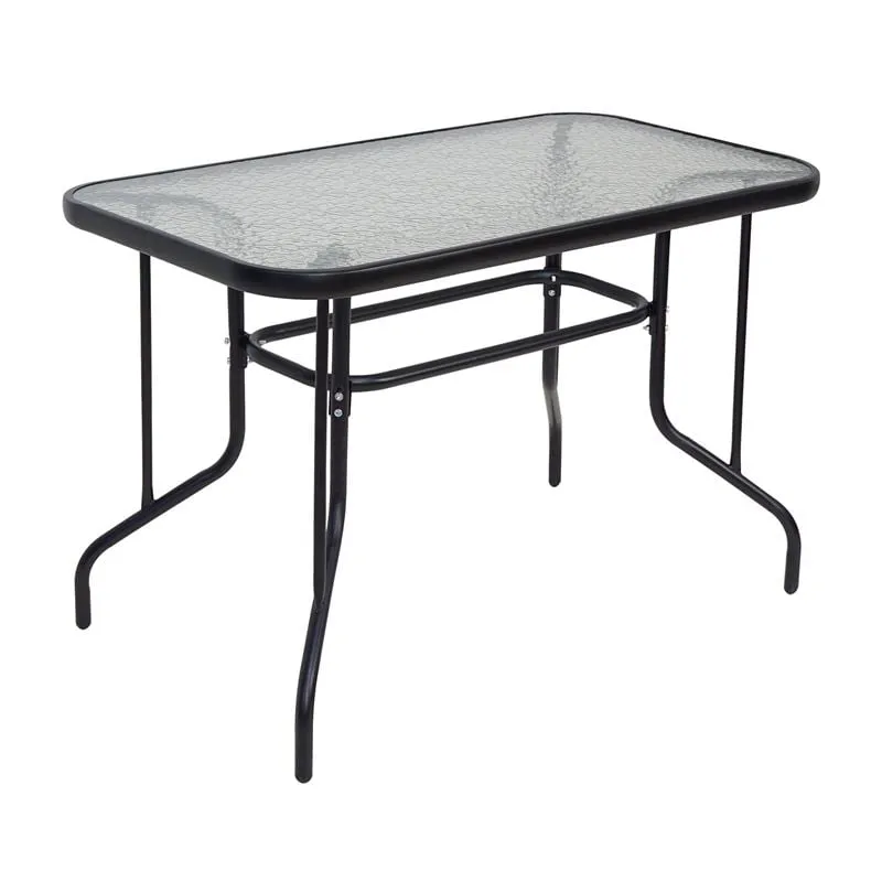 BALENO Table 110x60cm Metal Black