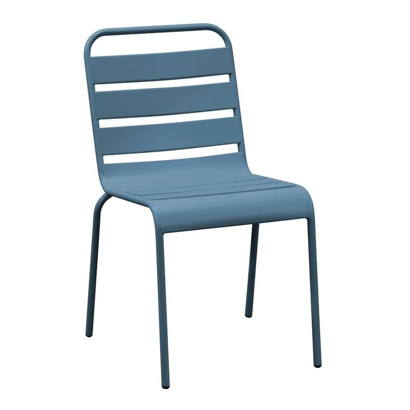 BRIO Stacking Chair-Pro Metal Sandy Blue 5415C