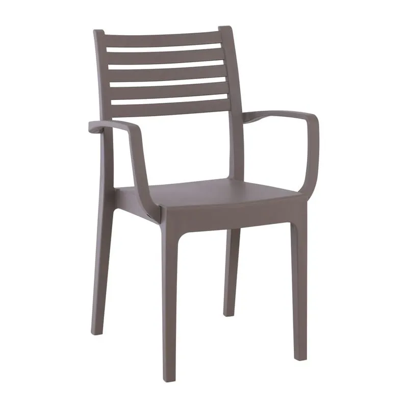 OLIMPIA Stackable Armchair PP-UV Tortora