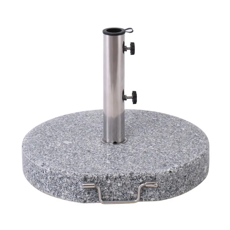 GRANITE Grey Umbrella Base D.50cm/#304 Stainless Steel (40Kg)