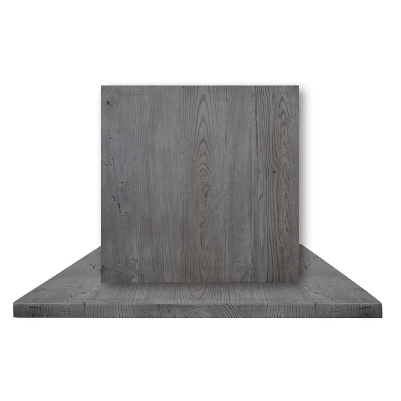 RESIN Table Top 80x80cm/30mm Cement (Indoor use)