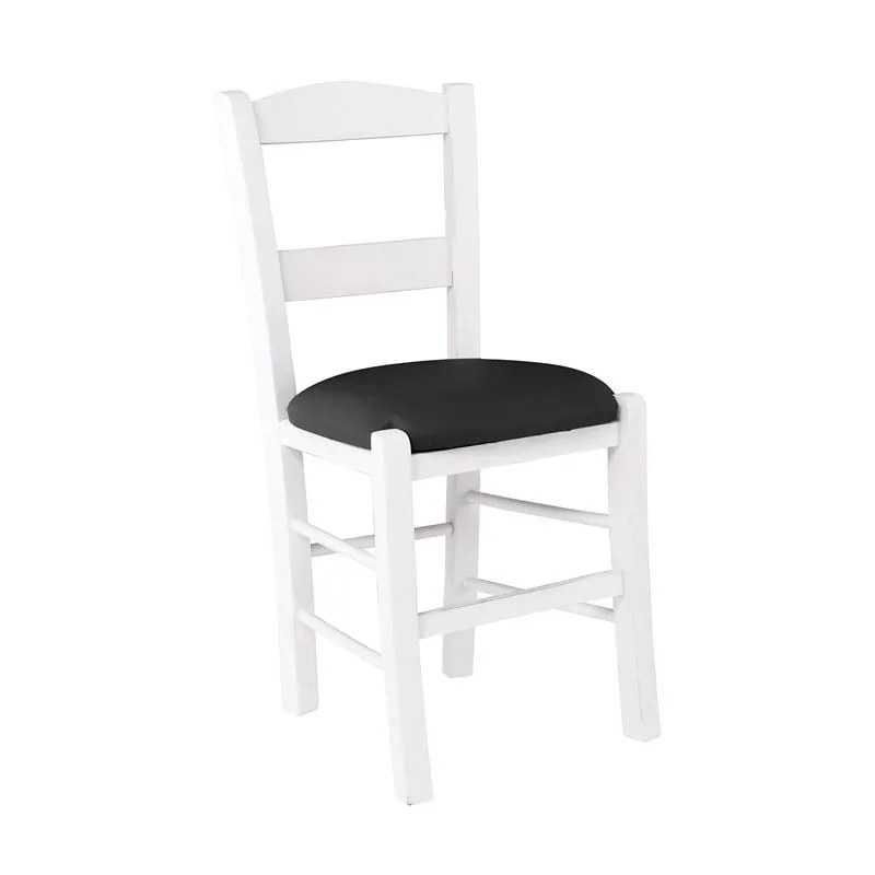 SYROS Chair Impregnation Lacquer White/Pu Black