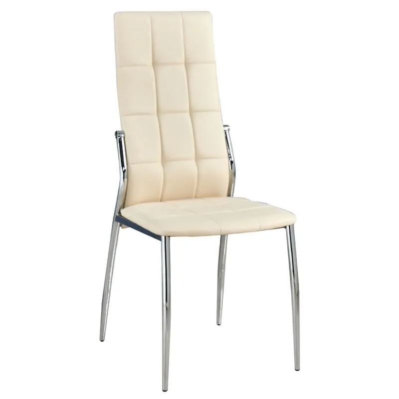 PRIMA Chair K/D Chromed Frame/Cream Pu