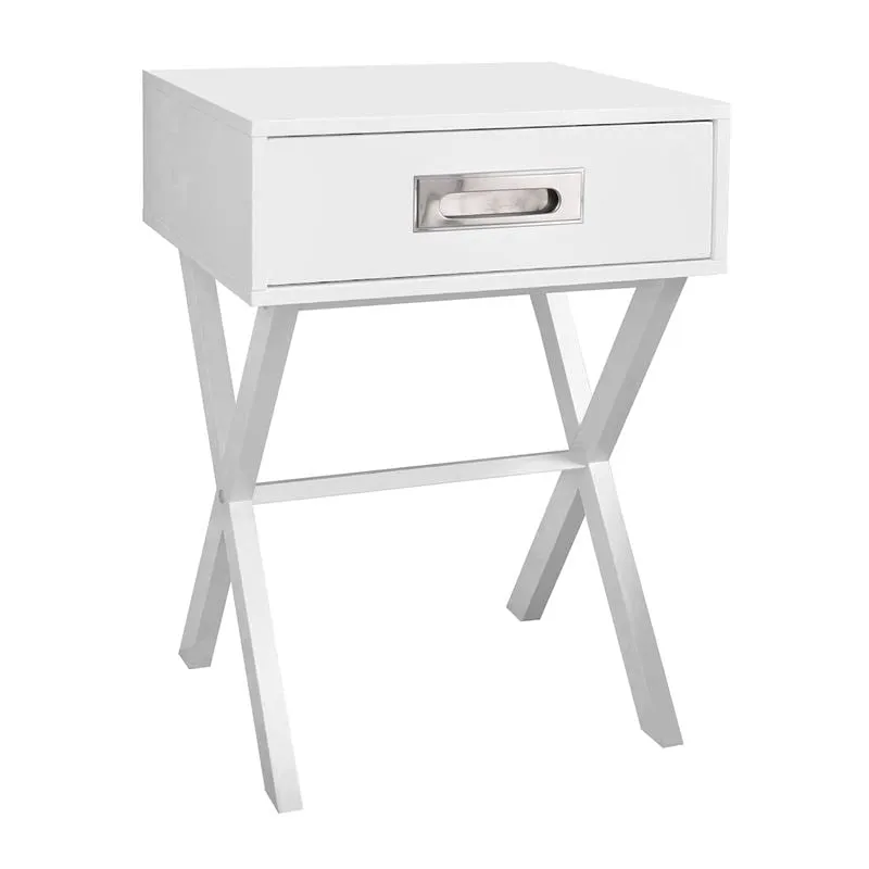 WICK Bedside 40x40x55 White