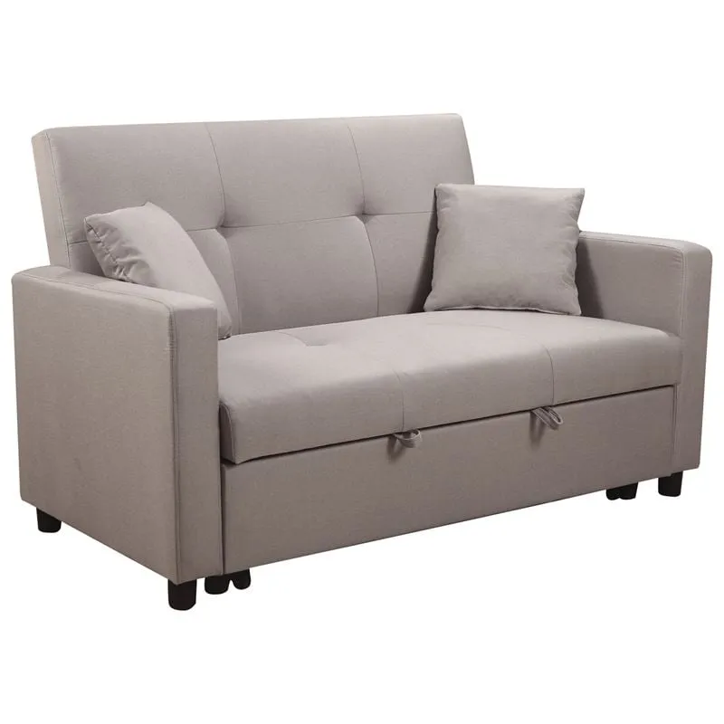 IMOLA Sofa 2-Seater Bed / Fabric Cappuccino