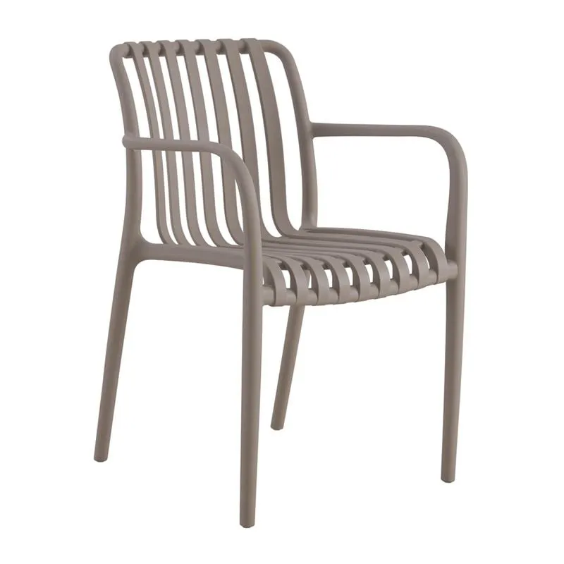 MODA Stackable Armchair PP-UV Mocha