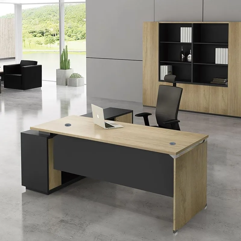PROJECT Desk (RIGHT) 220x200x75cm Sonoma/Grey