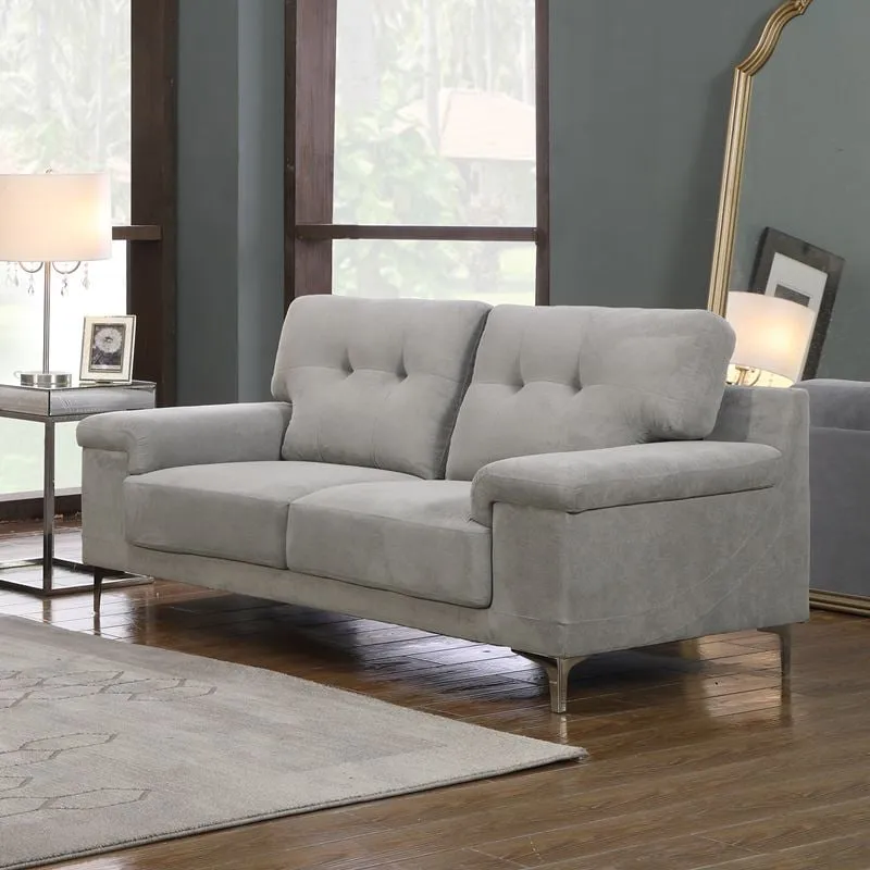 NOTE 2-Seater Sofa Water Repellent Fabric Light Grey