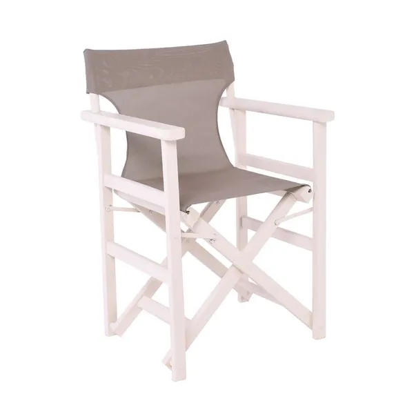 Director Beech Frame Armchair Impregnation Creamy
