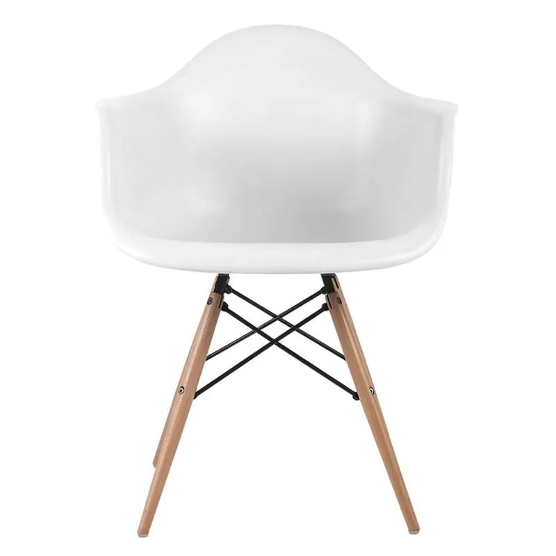 ALEA Wood Armchair PP White