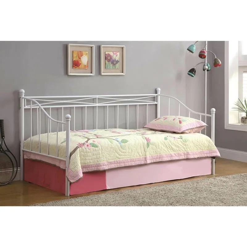 MARIN Set Daybed with Mattresses A+B Metal White