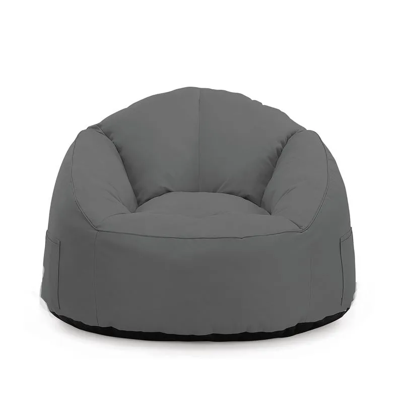JAZZ Lounger Bean Bag Dark Grey 100% waterproof