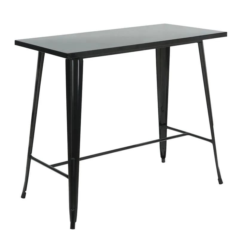RELIX Bar Table 120x60 Metal Black