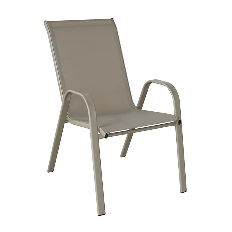 RIO Armchair Metal Beige/Textilene Beige