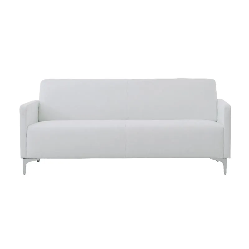 STYLE 2-Seater K/D Sofa White Pu