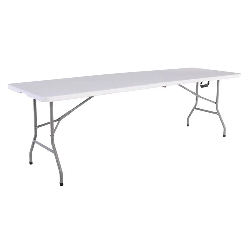 BLOW-W Catering Folding-In-Half Table 242x75cm White