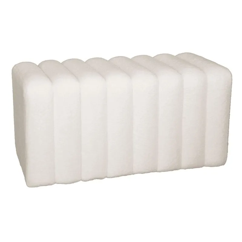 TOGO Stool Teddy Cream Fabric 80x40x41cm