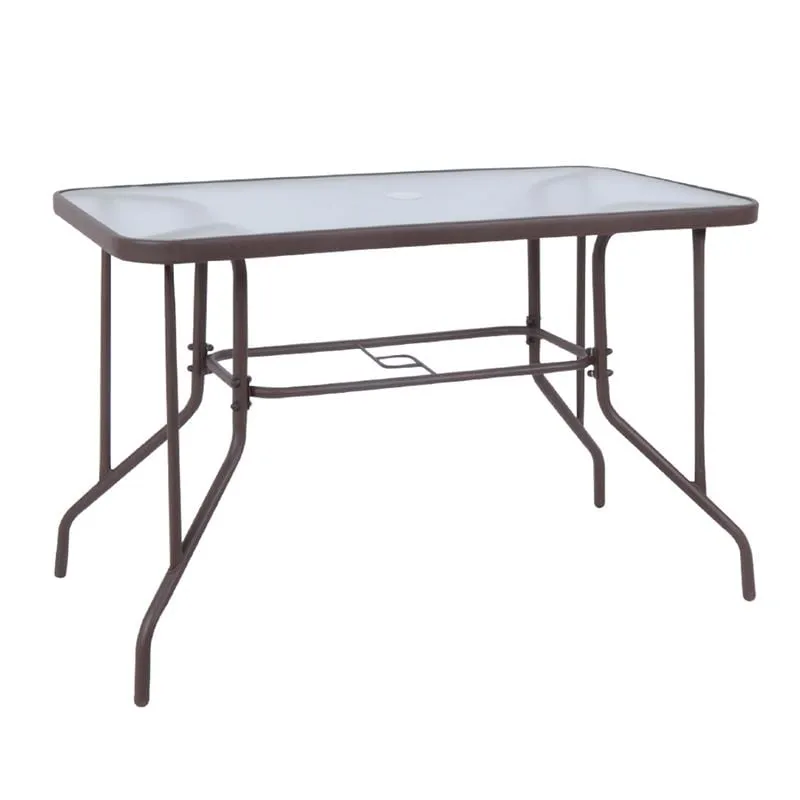 BALENO Table 110x60cm Metal Brown