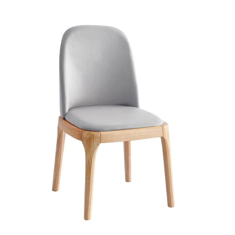 VISTA Chair Natural Oak, Pu Light Grey