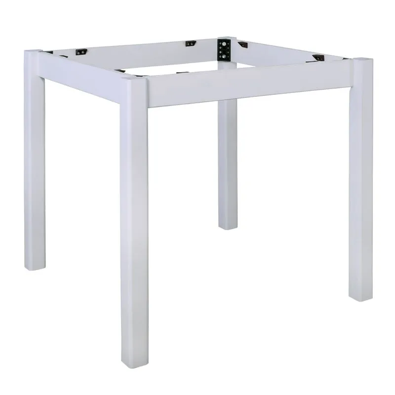 KAFENIOU Table Base 60x60 Impregnation Lacquer White K/D