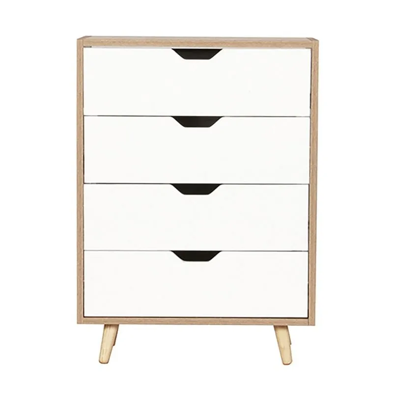 ALINA Drawer Chest 56x29x77 Sonoma/White