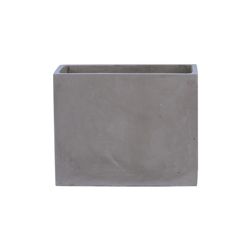 FLOWER POT-2 Fiber Cement Grey 50x20x40cm