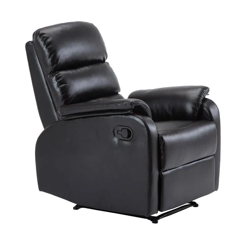 COMFORT Relax Armchair, Pu Black